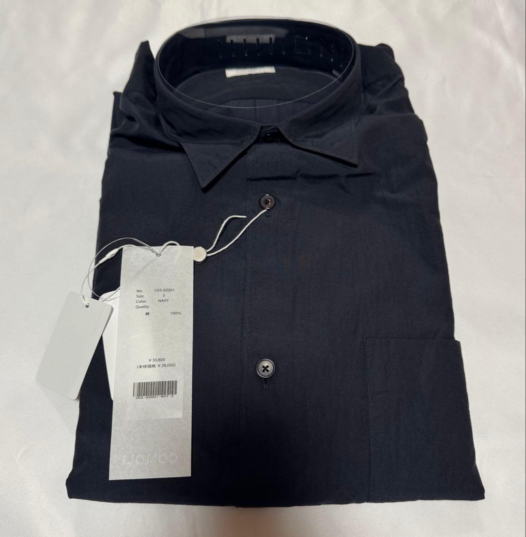 25AW サイズ2 COMOLI コモリシャツ NAVY
