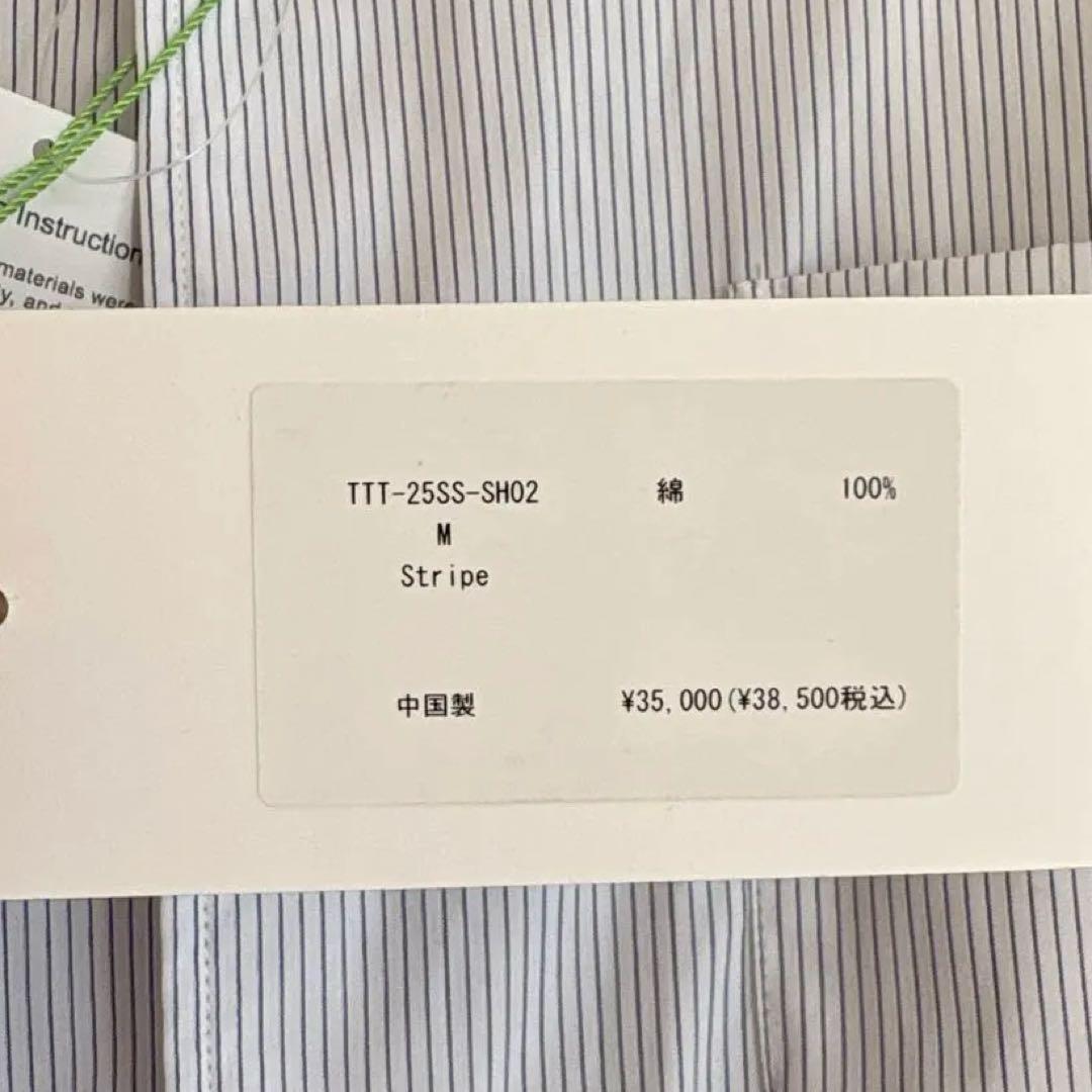 トップス TTT MSW Regular collar shirt stripe/w M