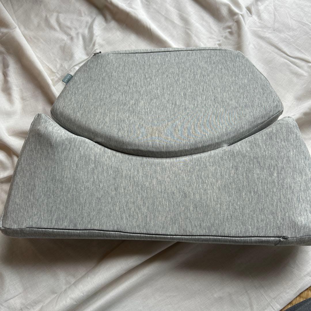 【美品】SurvaQ サバキューダブル枕【DP01-SA】と替え枕カバー(夏用)