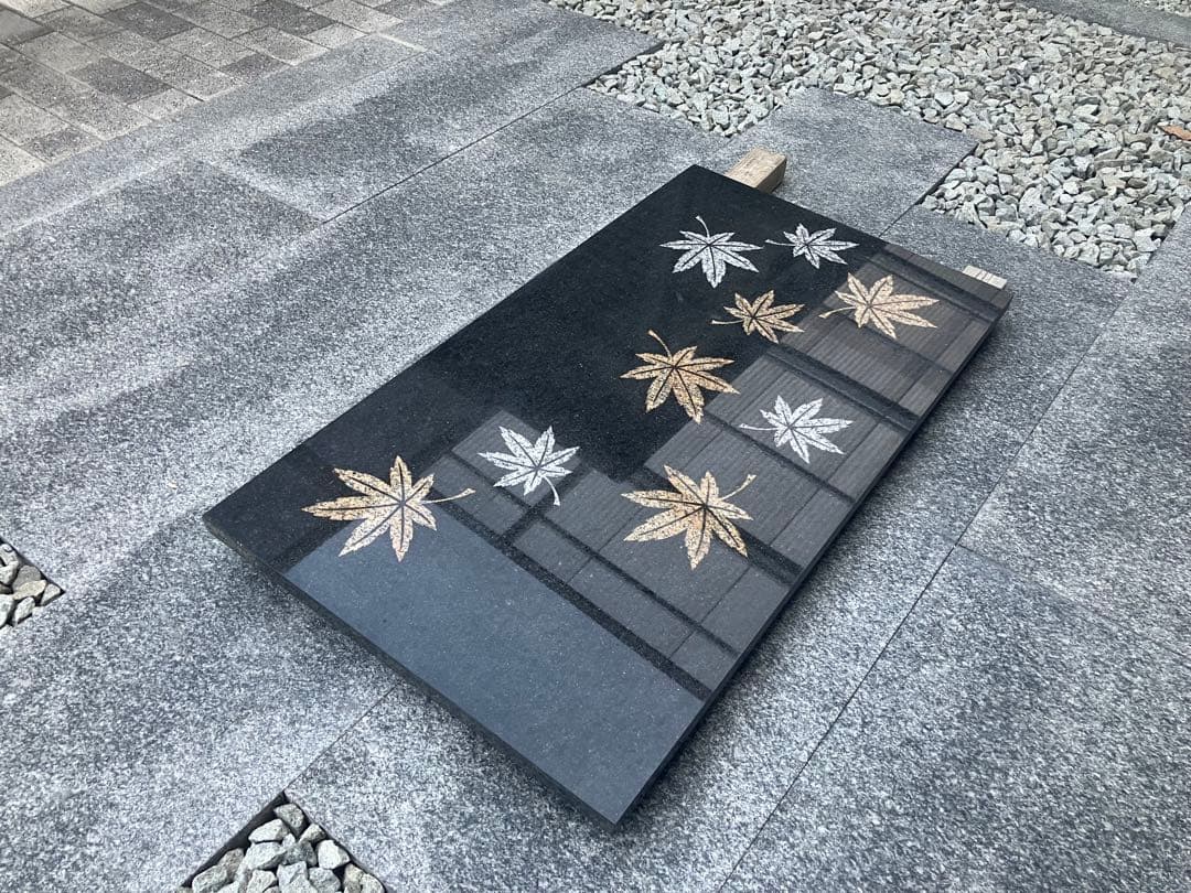 大理石プレート　天然石プレート　飾り台　飾りプレート　アート