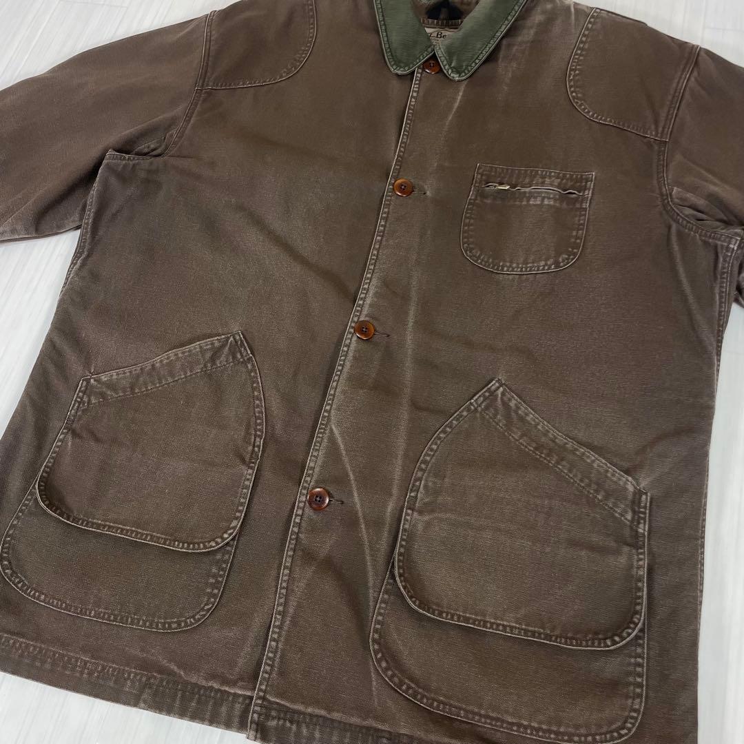 ☆いおいおみ様☆ハンティングジャケット XXL 襟コーデュロイ ブラウン