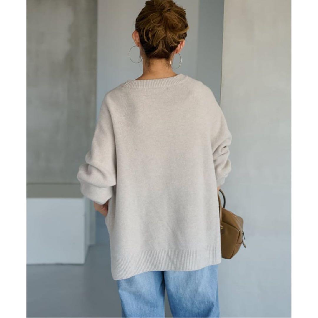 【Framework】ラグランスリーブ ワイドプルオーバー ベージュ