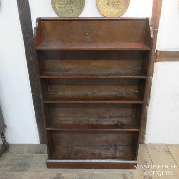 イギリス アンティーク 家具 ブックシェルフ ブックケース 本棚 6753d