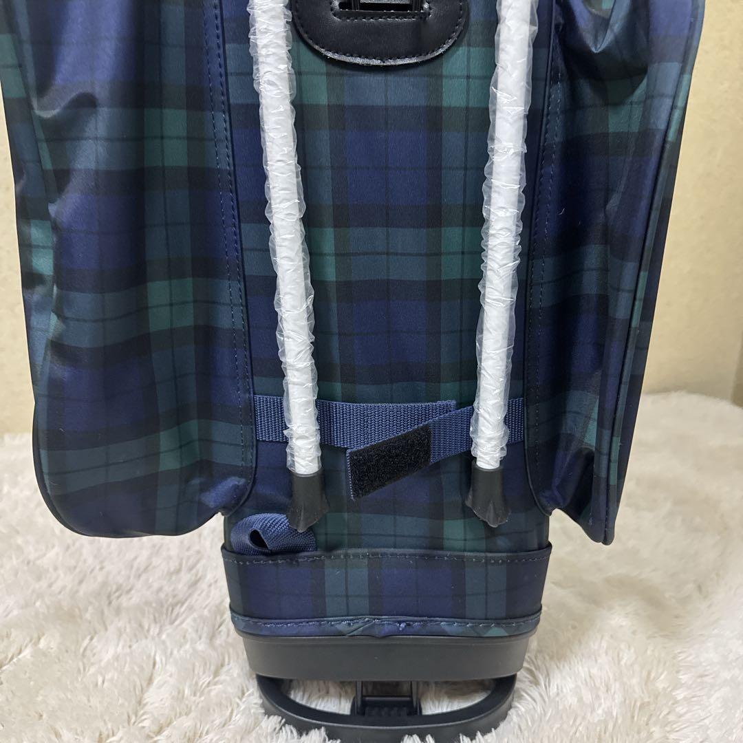 【新品】BEAMS GOLF NEW キャディバッグ ブラックウォッチ　スタンド