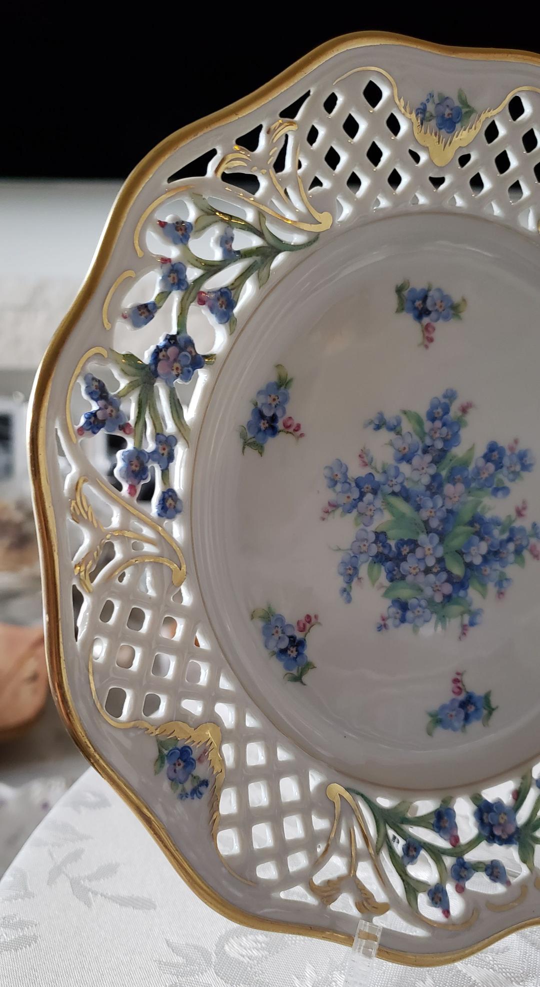 シューマン ⑲ ババリア 勿忘草 ピアス プレート 21.5cm