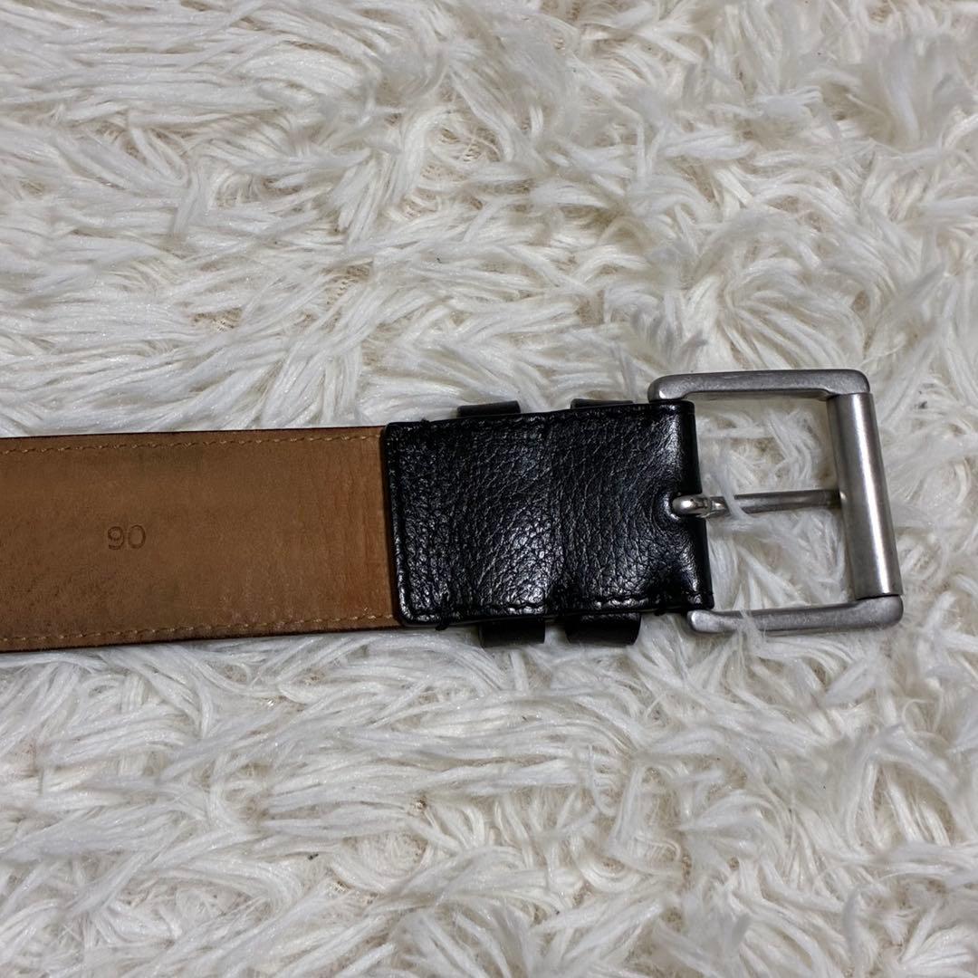 ジミーチュウ　ベルト　ブラック　スター　レザー