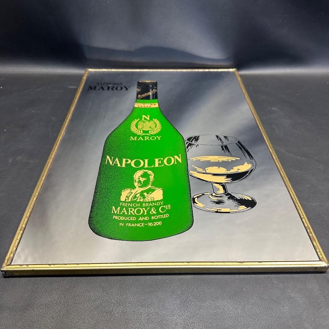 ♡J21003 ヴィンテージ パブミラー NAPOLEON 壁掛け インテリア