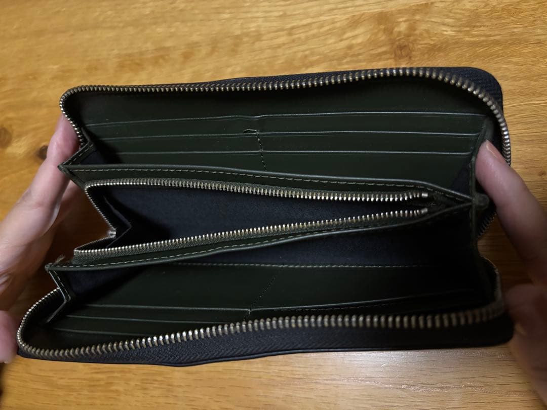 ★美品★ DIESEL ブラックレザー長財布