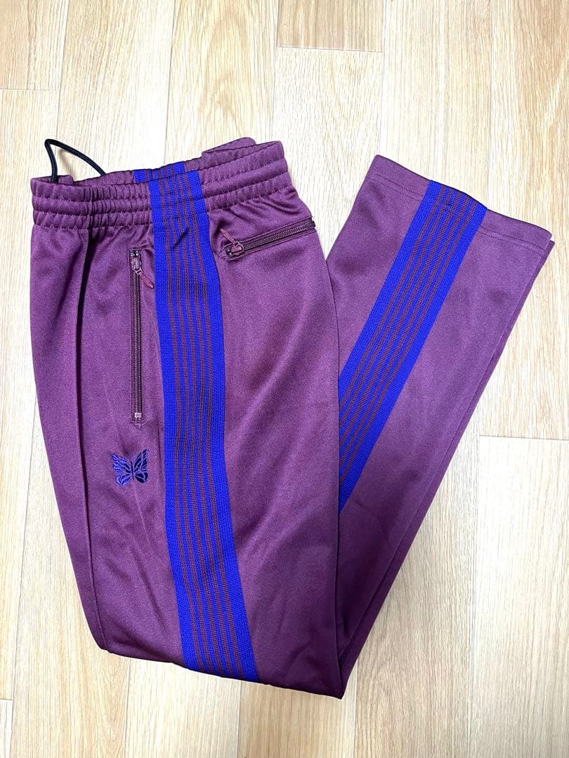 NEEDLES Narrow track pants Wine トラックパンツ