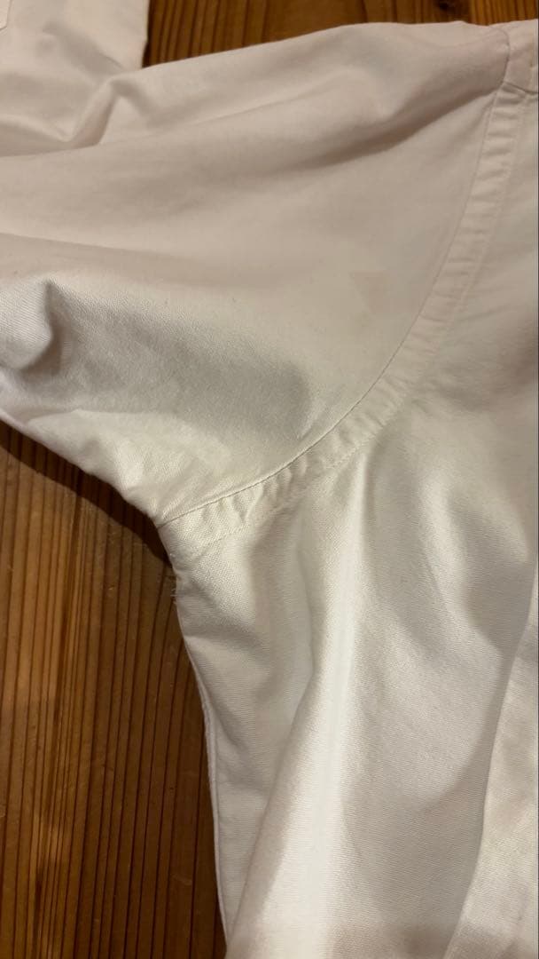 インディビジュアライズド ボタンダウン白シャツ 16-33 　Lサイズ