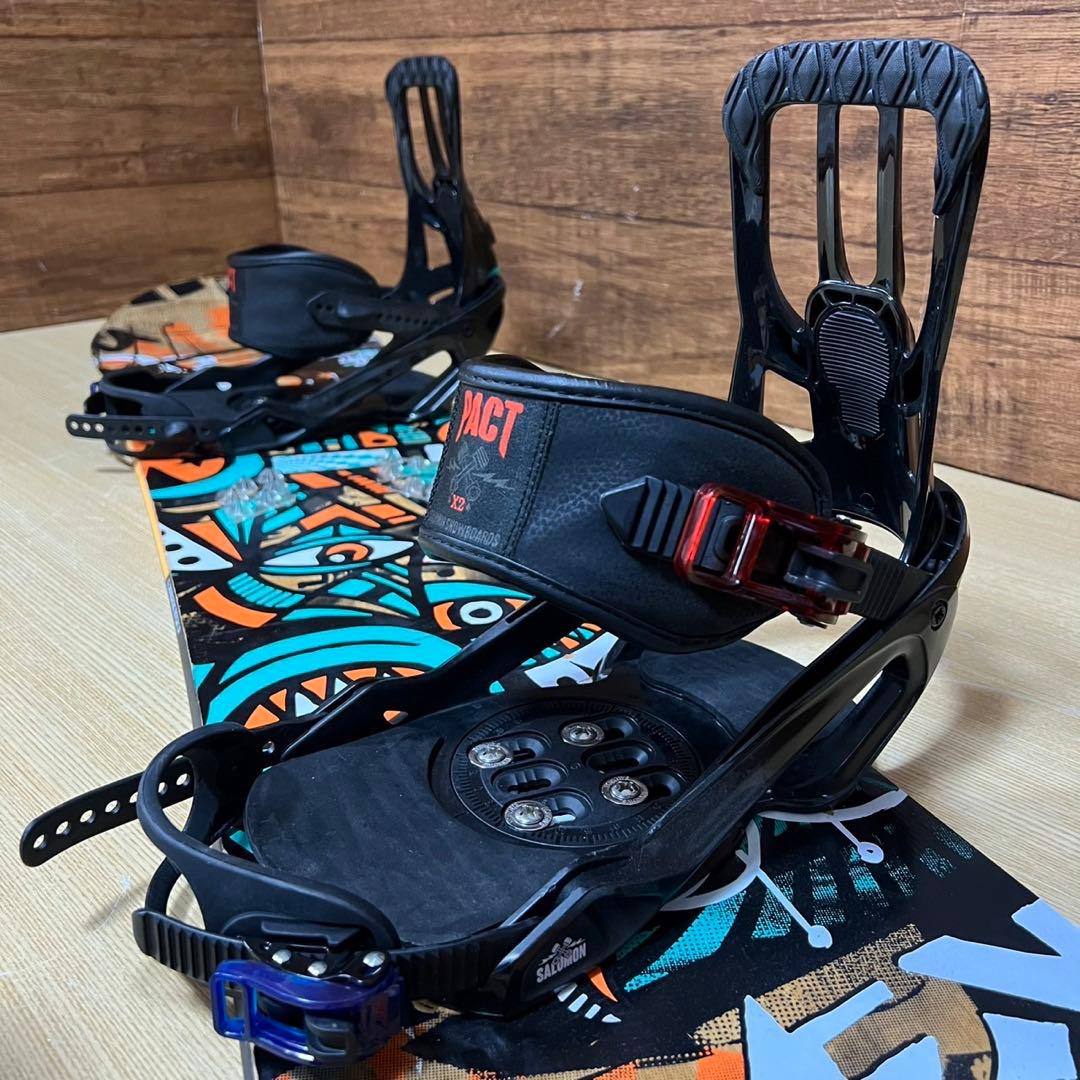 美品　K2 SALOMON DEELUXE メンズスノーボード　3点　154cm