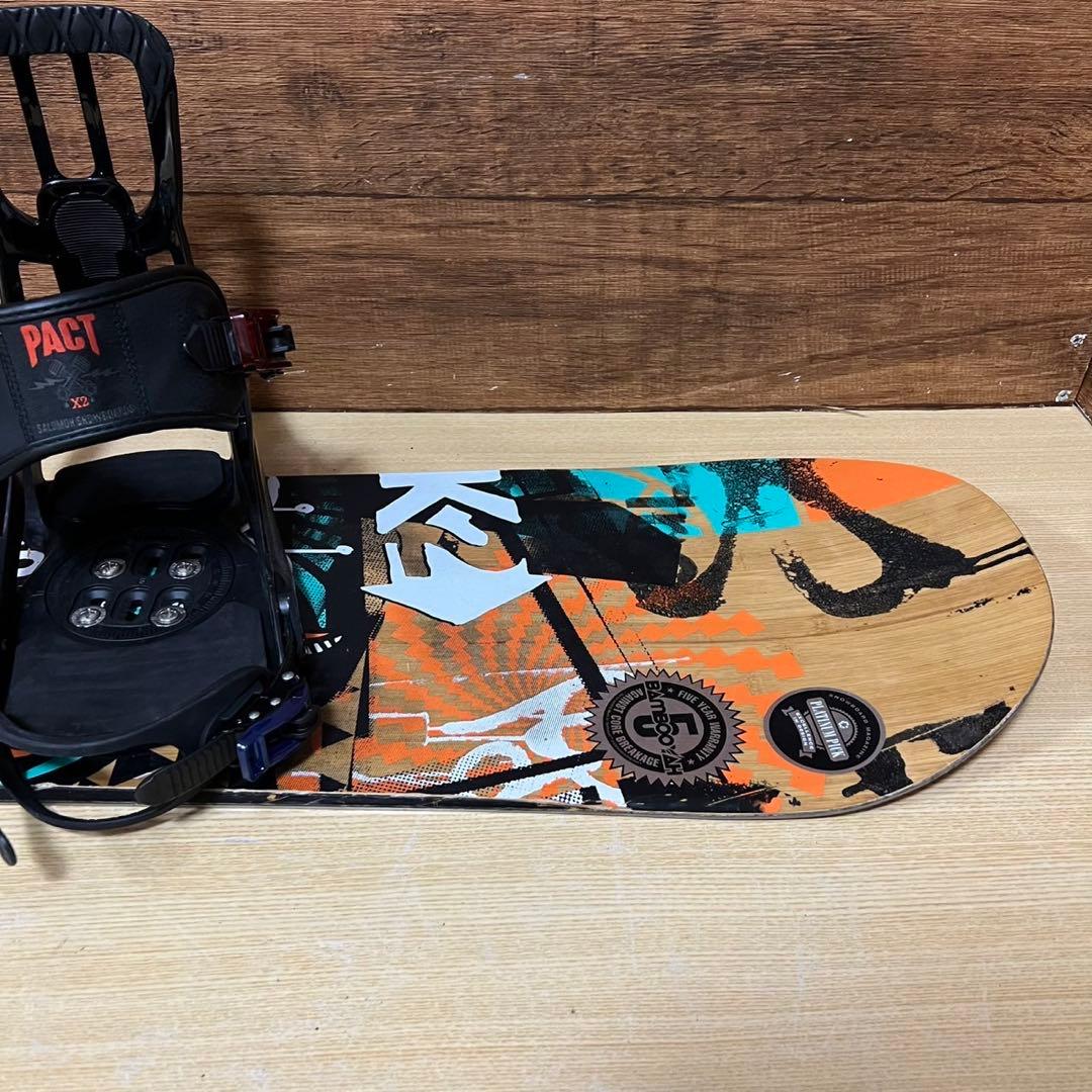 美品　K2 SALOMON DEELUXE メンズスノーボード　3点　154cm