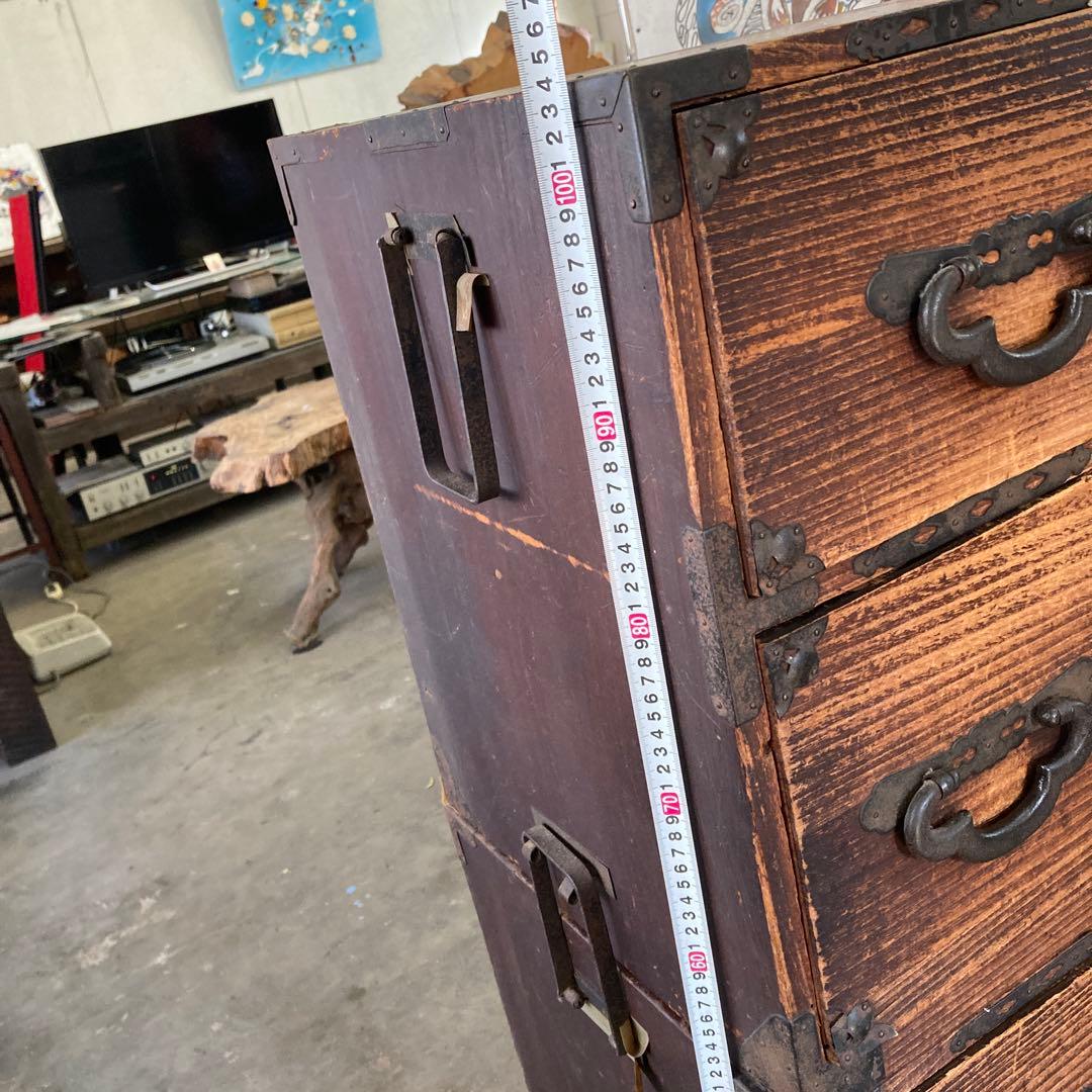 g*k様 ゴツい持ち手の桐箪笥 鉄器 時代箪笥 和箪笥 着物箪笥 アンティーク