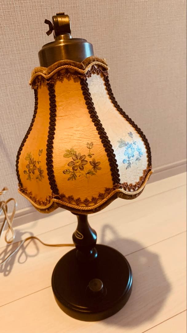 新日本照明 dimmer調光アンティークテーブルランプ　テーブルライト廃盤