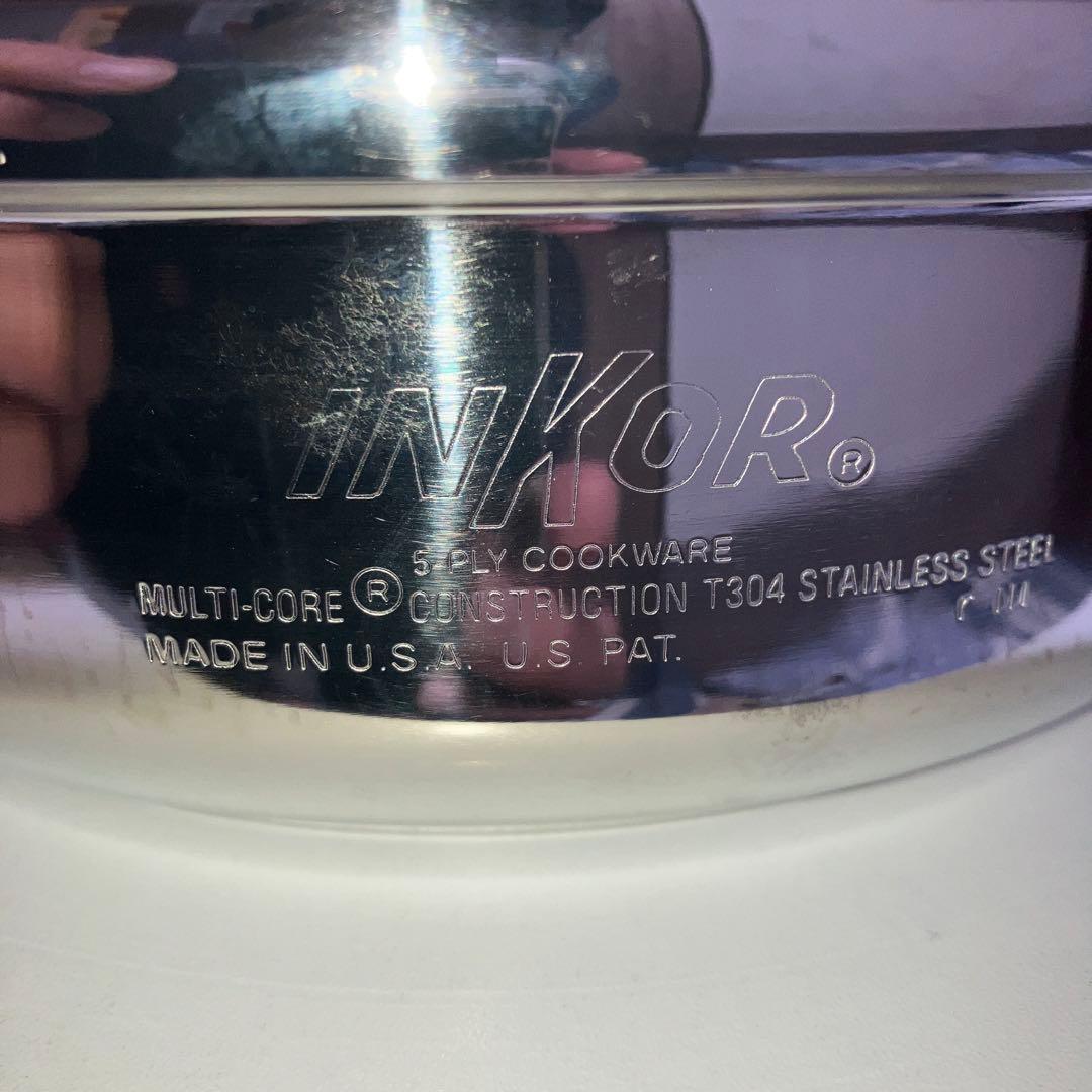 INKOR インコア 小フライパン スチーマー 蓋　3点セット