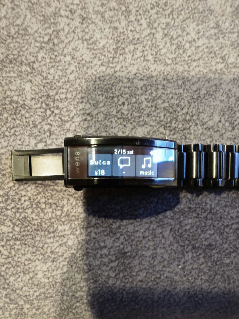 む*ん様 wena wrist 3 メタルバンド ブラック