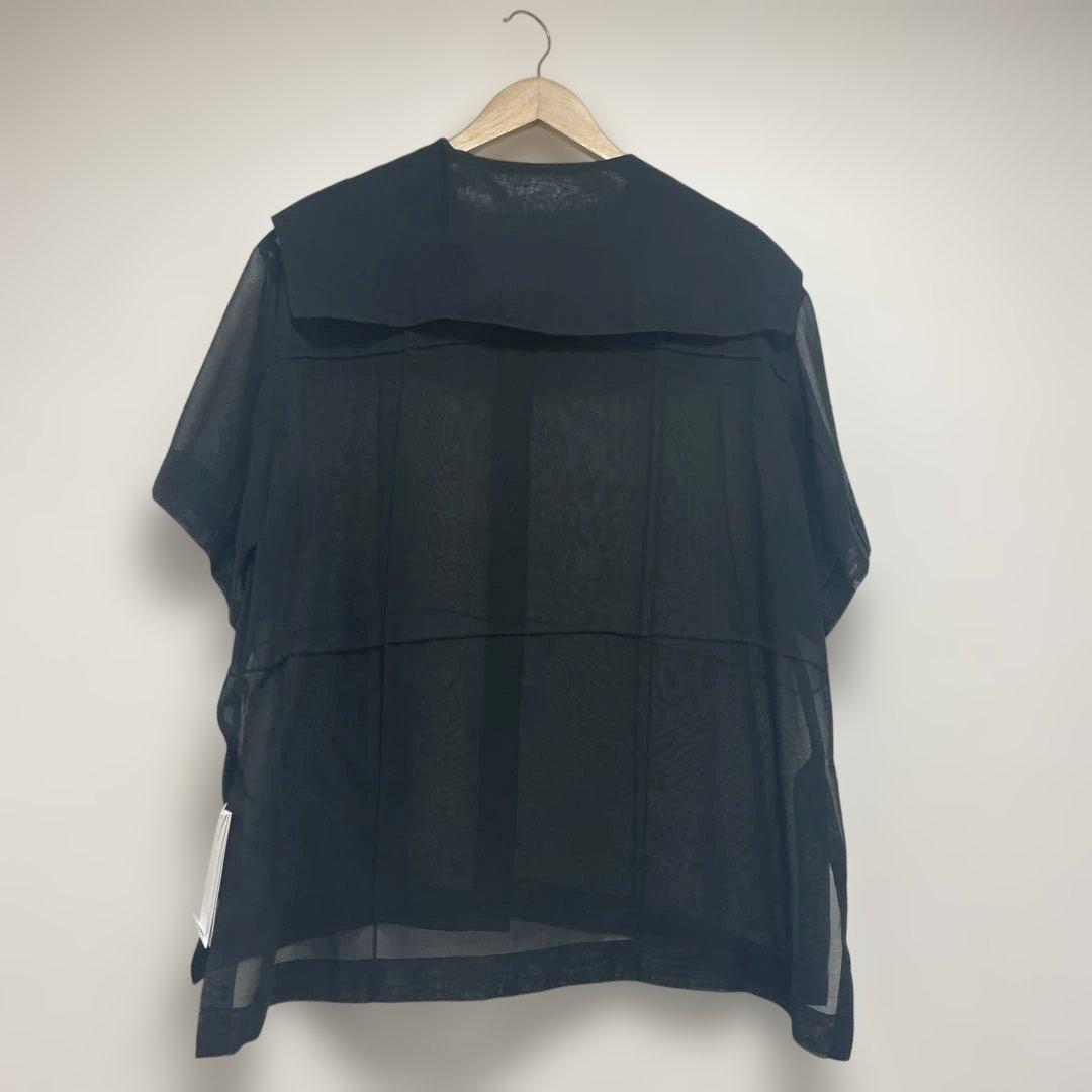 【新品未使用】LE CIEL BLEU シアーシャツ ブラック 透け感