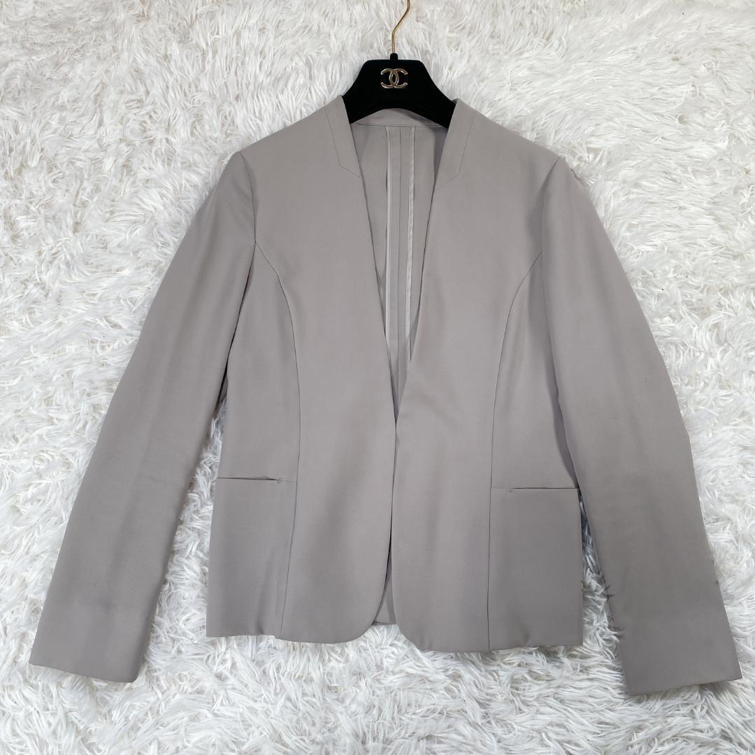 グリーンレーベルリラクシング ノーカラー スーツ レディース