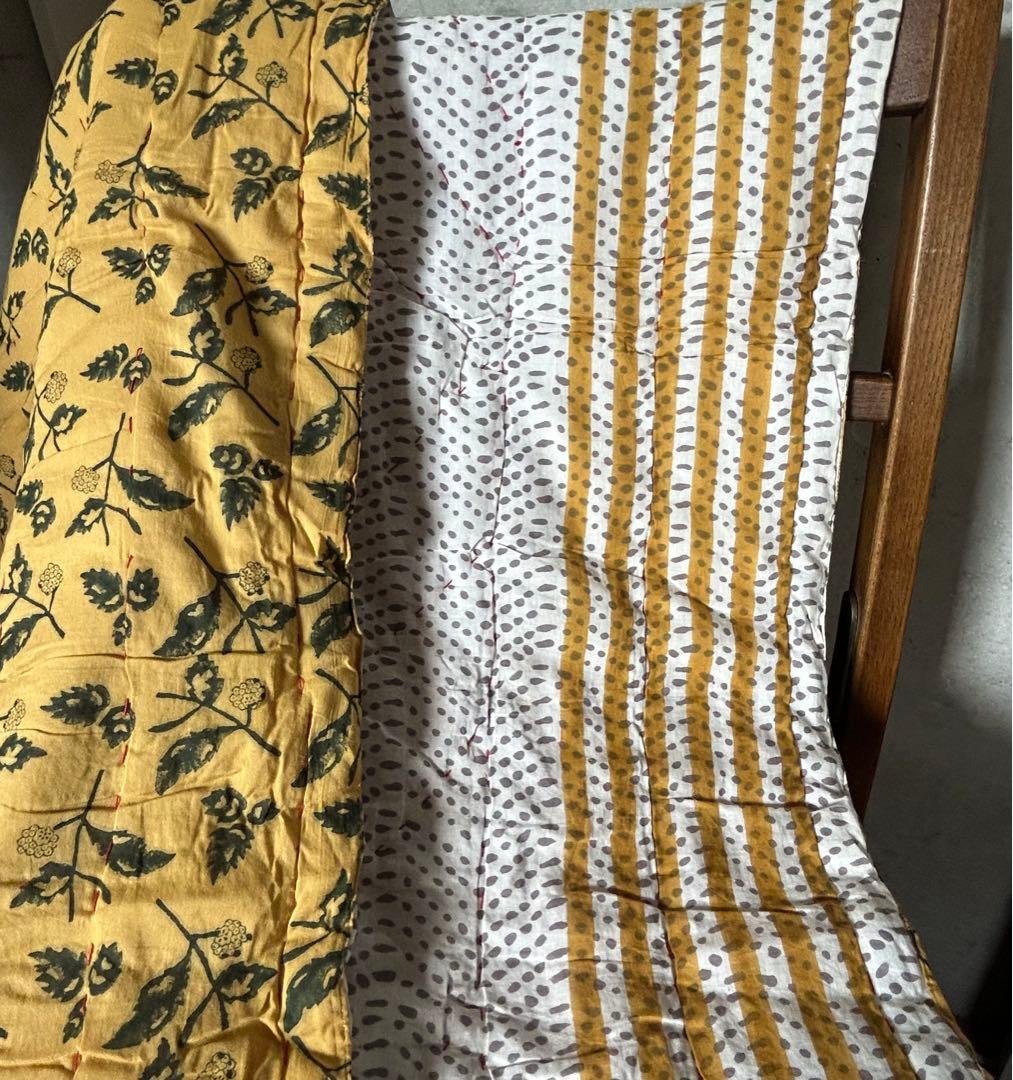 【美品】定価3万円インド製キルトマット