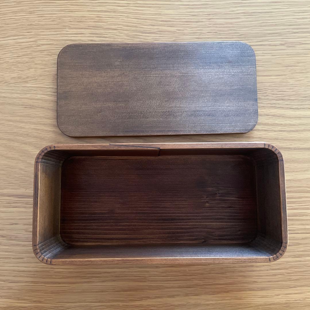 木製 うるしの弁当箱 杉の木クラフト 溝口伸弥