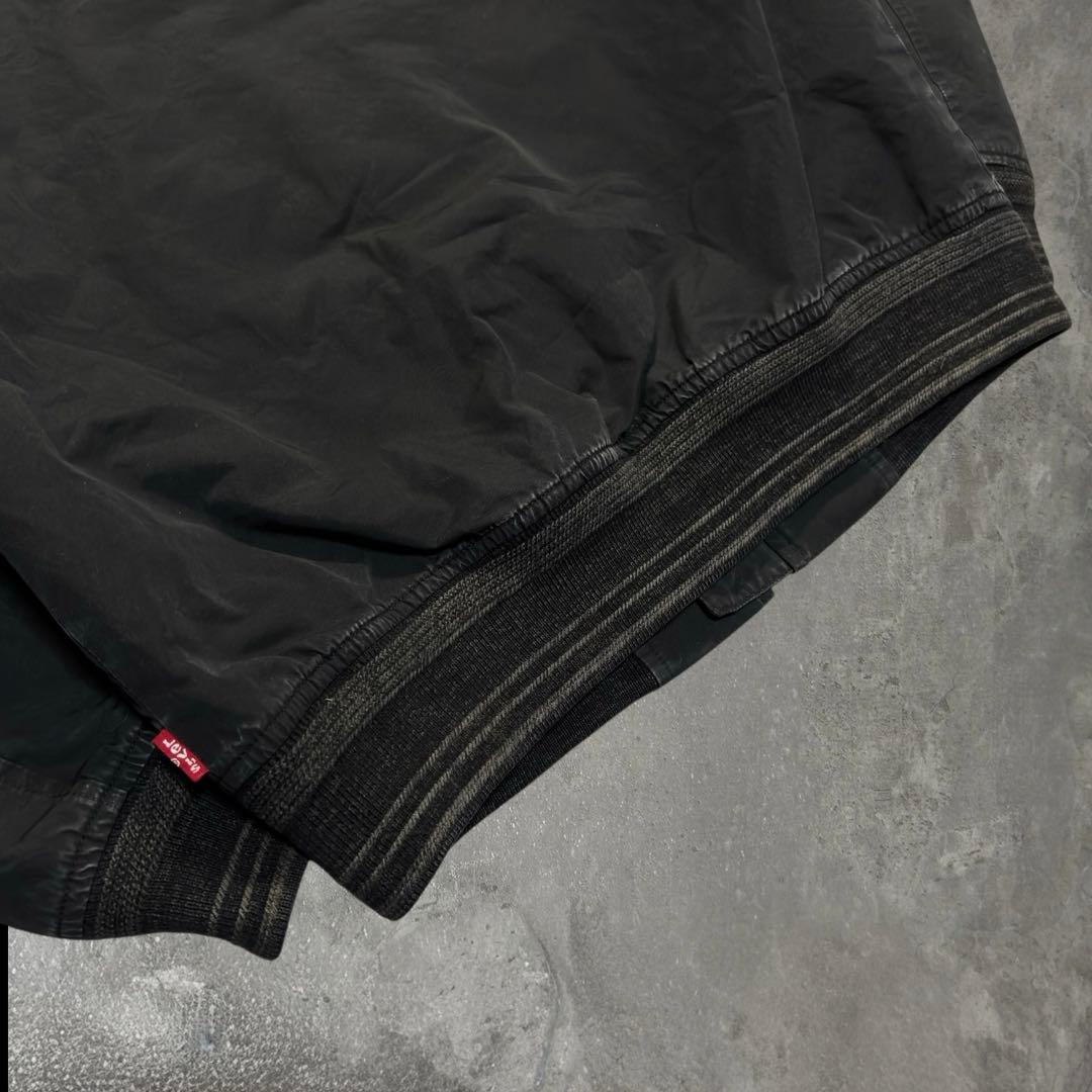 リーバイス MA-1 ボンバージャケット M 黒 サーモア中綿 タロンジップ