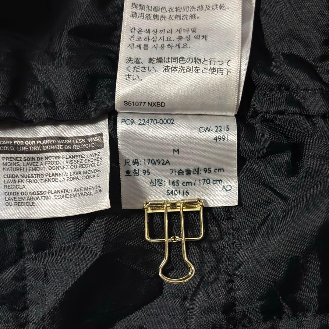 リーバイス MA-1 ボンバージャケット M 黒 サーモア中綿 タロンジップ