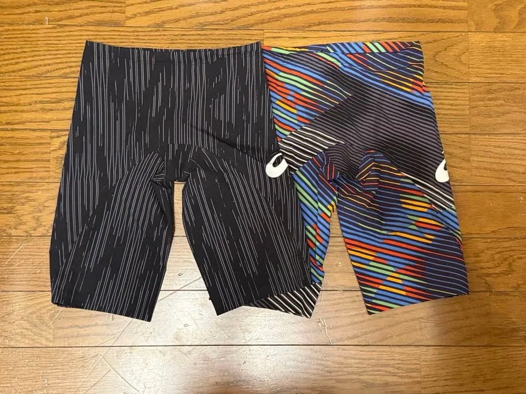 アシックス　高速水着　競泳水着　トップインパクト　2枚セット　S