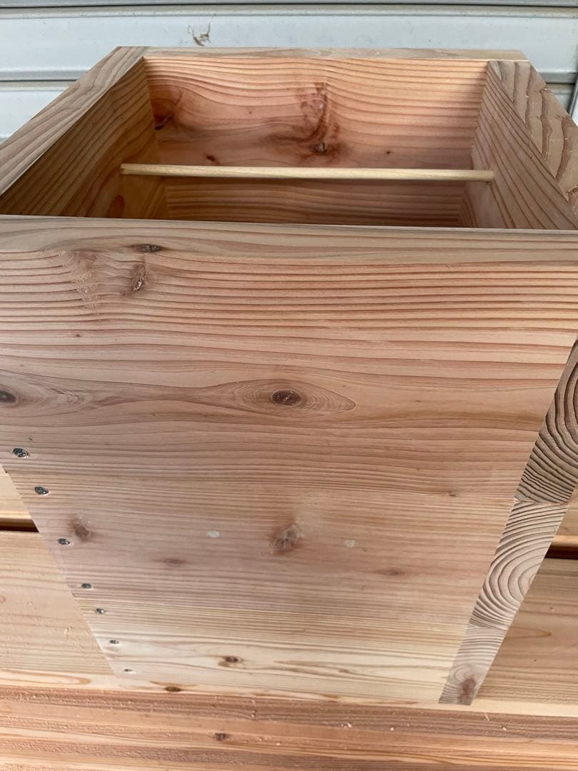 日本蜜蜂重箱式巣箱の継箱三箱！ハニーズハウス用！二セット！送料無料！