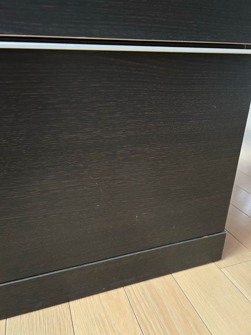 サイドボード チェスト キャビネット 引出し収納 ダークブラウン 島忠