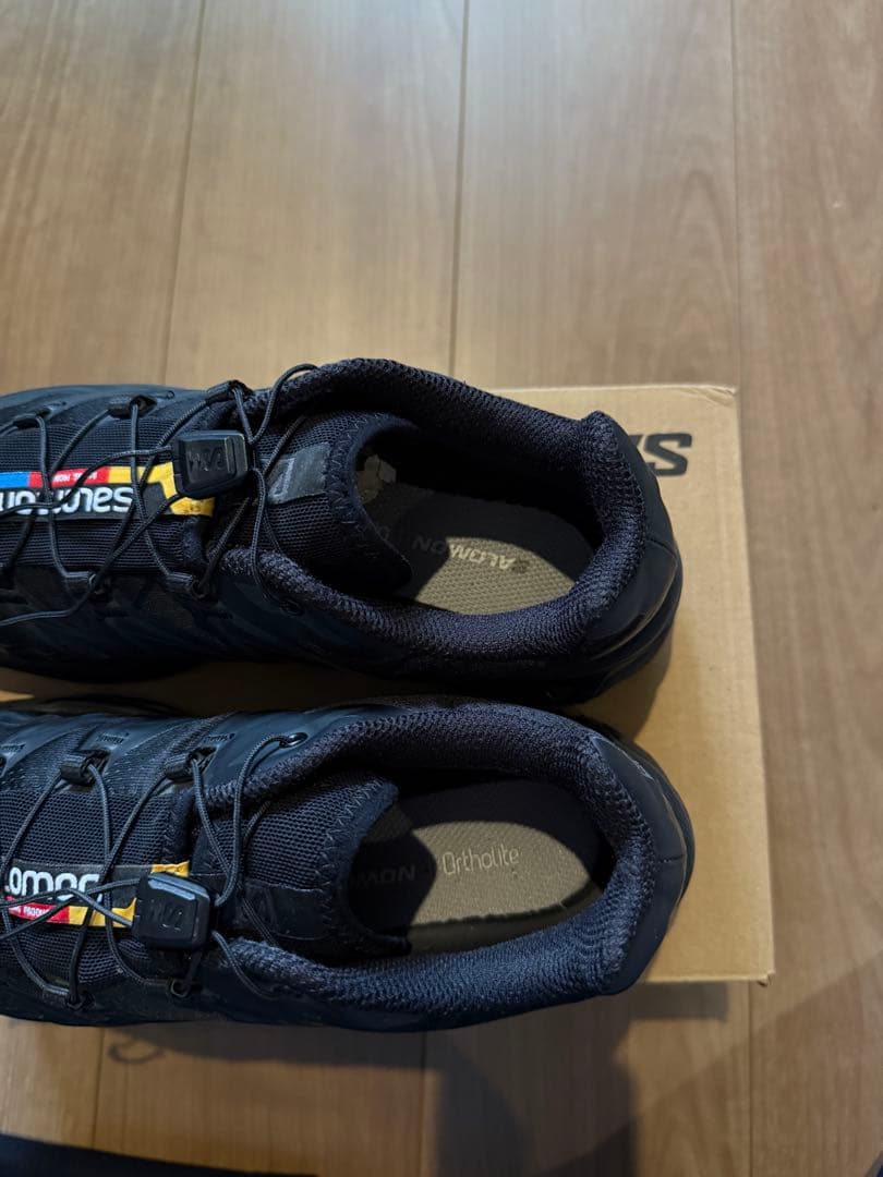 Salomon xt-6 black スポーツスタイルシューズ