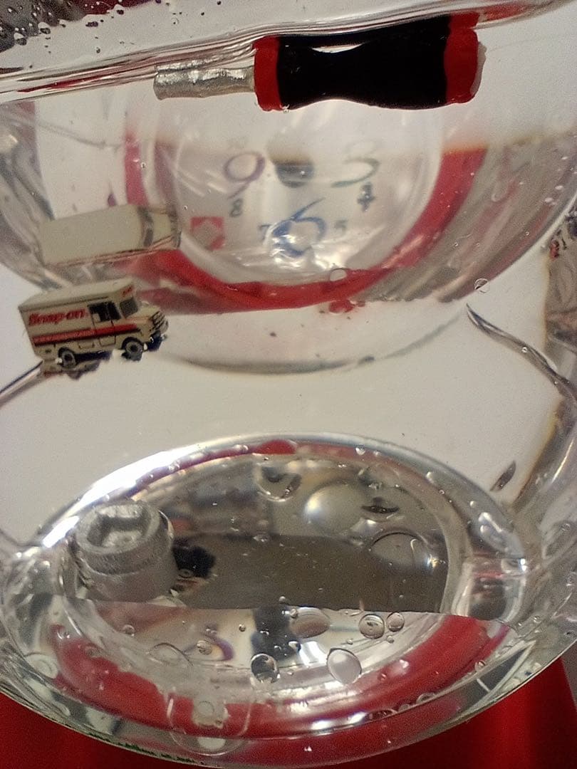 スナップオン　オイル時計　スノードーム