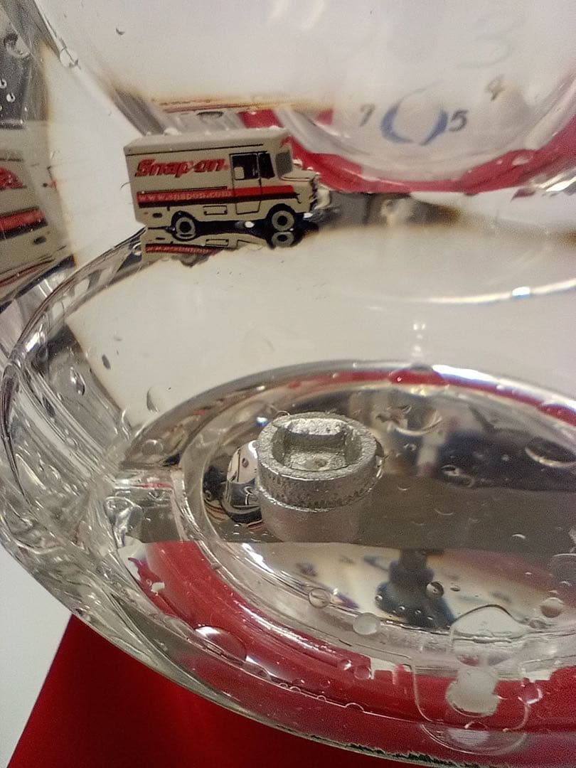 スナップオン　オイル時計　スノードーム