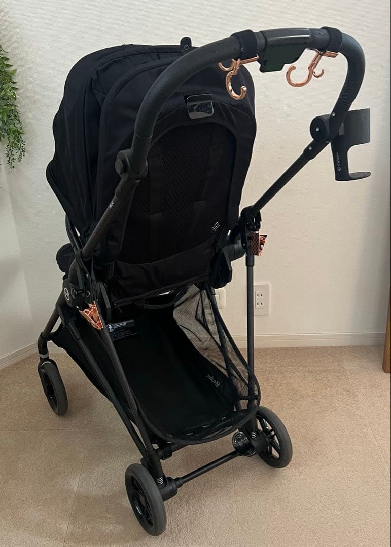 美品　cybex サイベックス　メリオカーボン　2021 ディープブラック