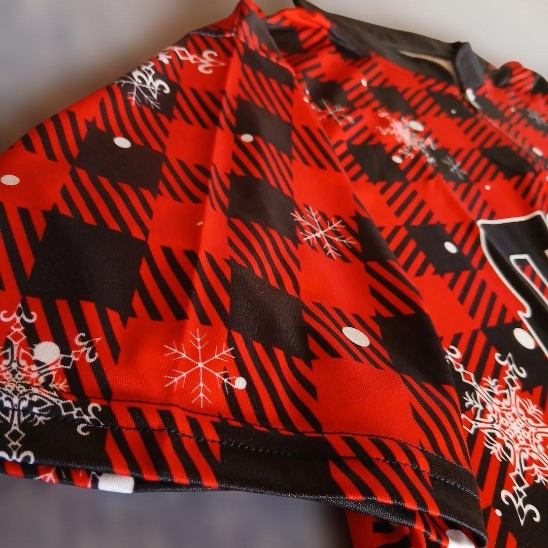 ✨新品✨ボウリングウェア　サイズ2XL　ストーム　レッド　チェック　大きめ