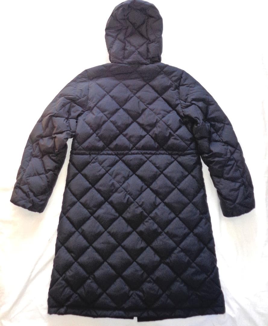 美品 VERYベストダウン大賞 TAION×UNFILO Aラインコート L紺