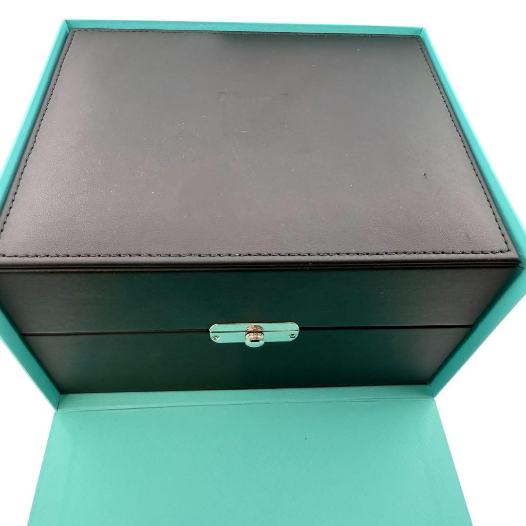 希少 極美品 ティファニー アトラス 2ハンド ティファニーブルー メンズ腕時計