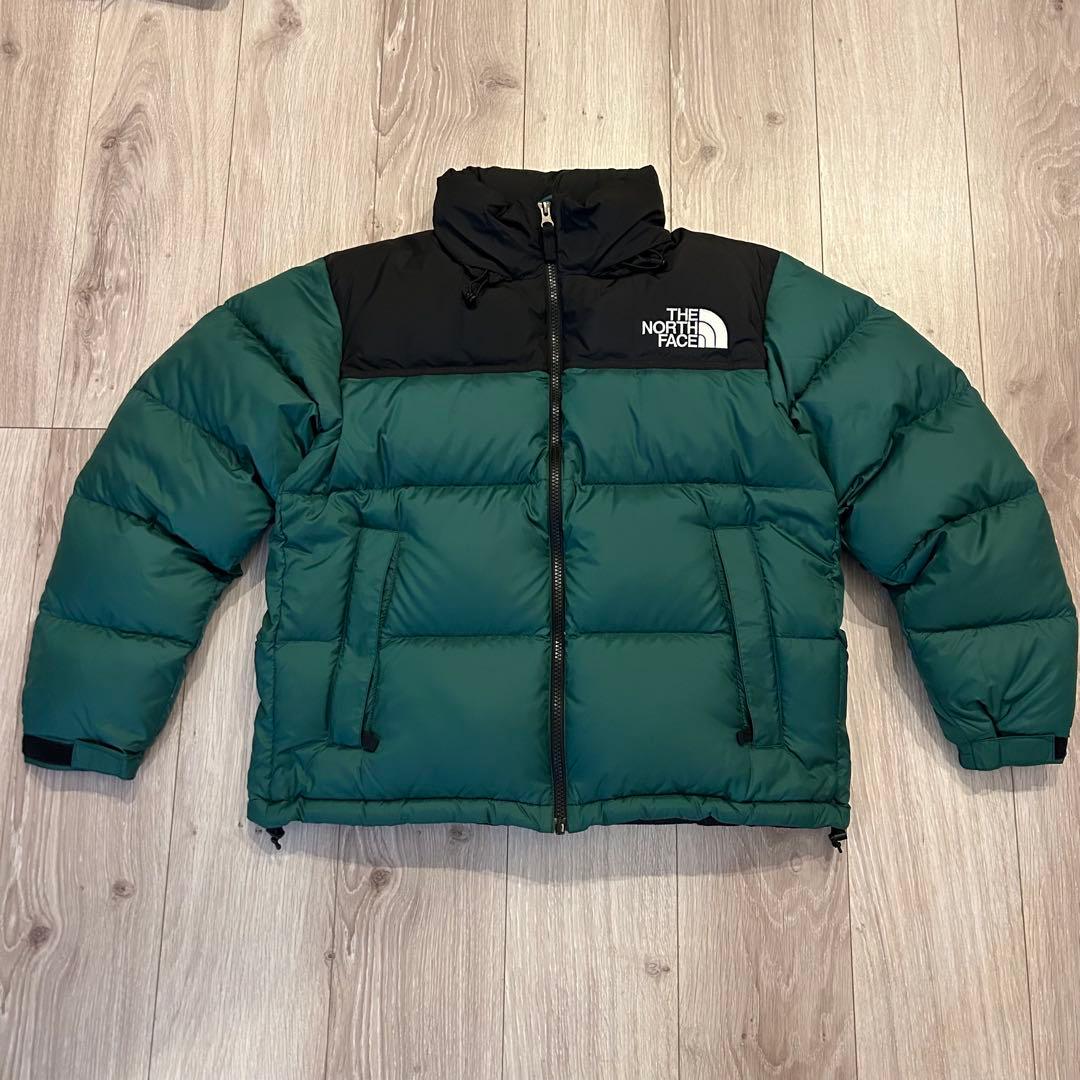 極美品ザ　ノースフェイス ヌプシジャケット グリーン　NDW9235 ダウン
