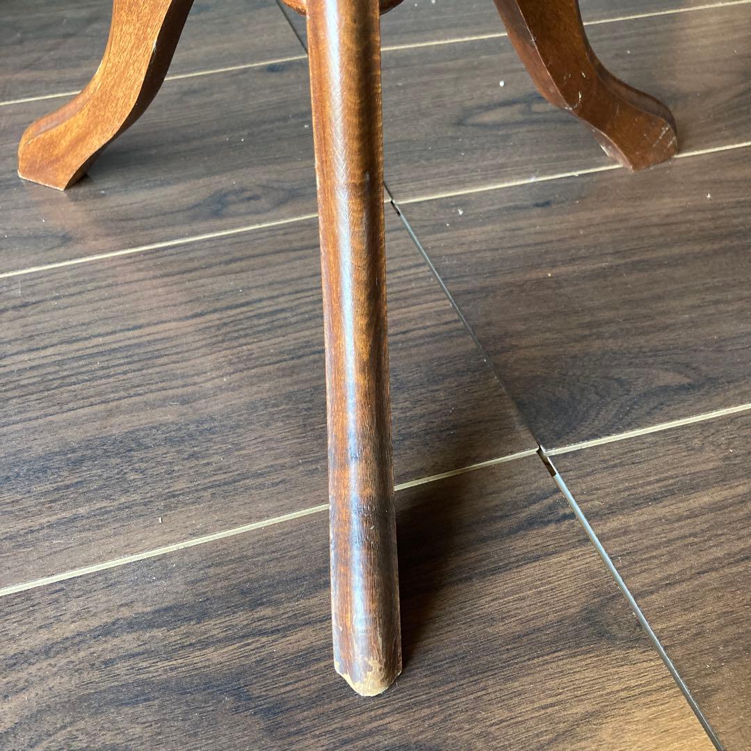 【送料込み】アンティーク風　サイドテーブル　コンソール　木製