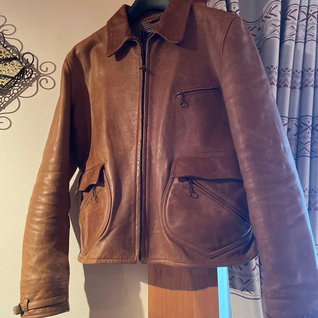 ラルフローレン　レザージャケット　スポーツジャケット