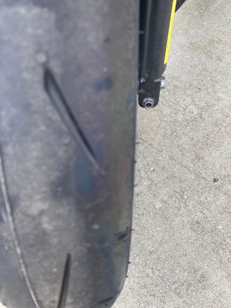 使用25分 ダンロップ α-13SP 110/70 140/70 CBR250R