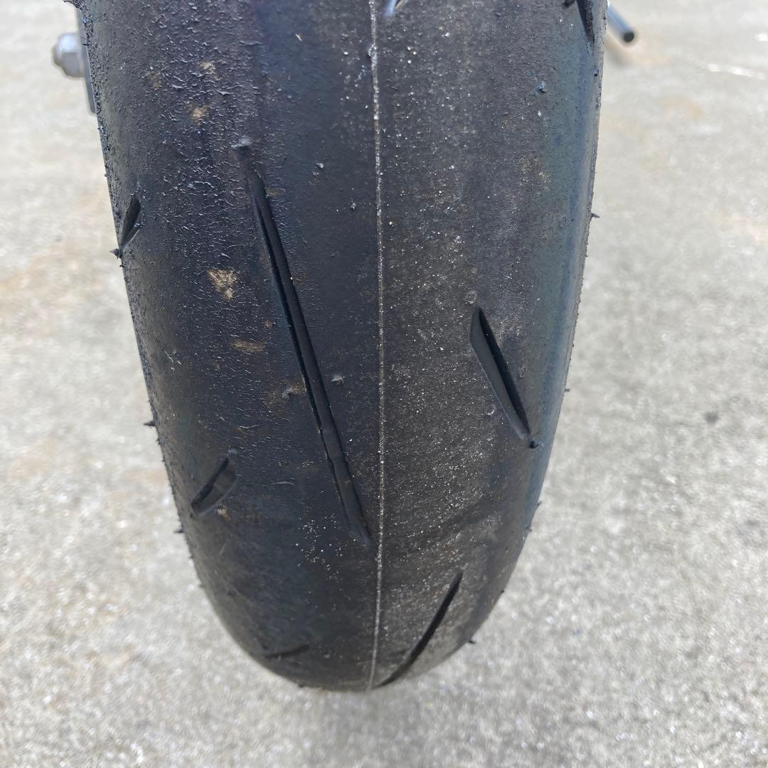 使用25分 ダンロップ α-13SP 110/70 140/70 CBR250R