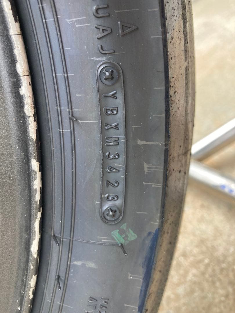 使用25分 ダンロップ α-13SP 110/70 140/70 CBR250R