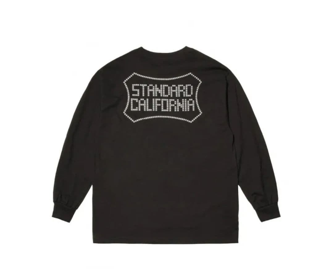 HTC × STANDARD CALIFORNIA LOGO T BLACK