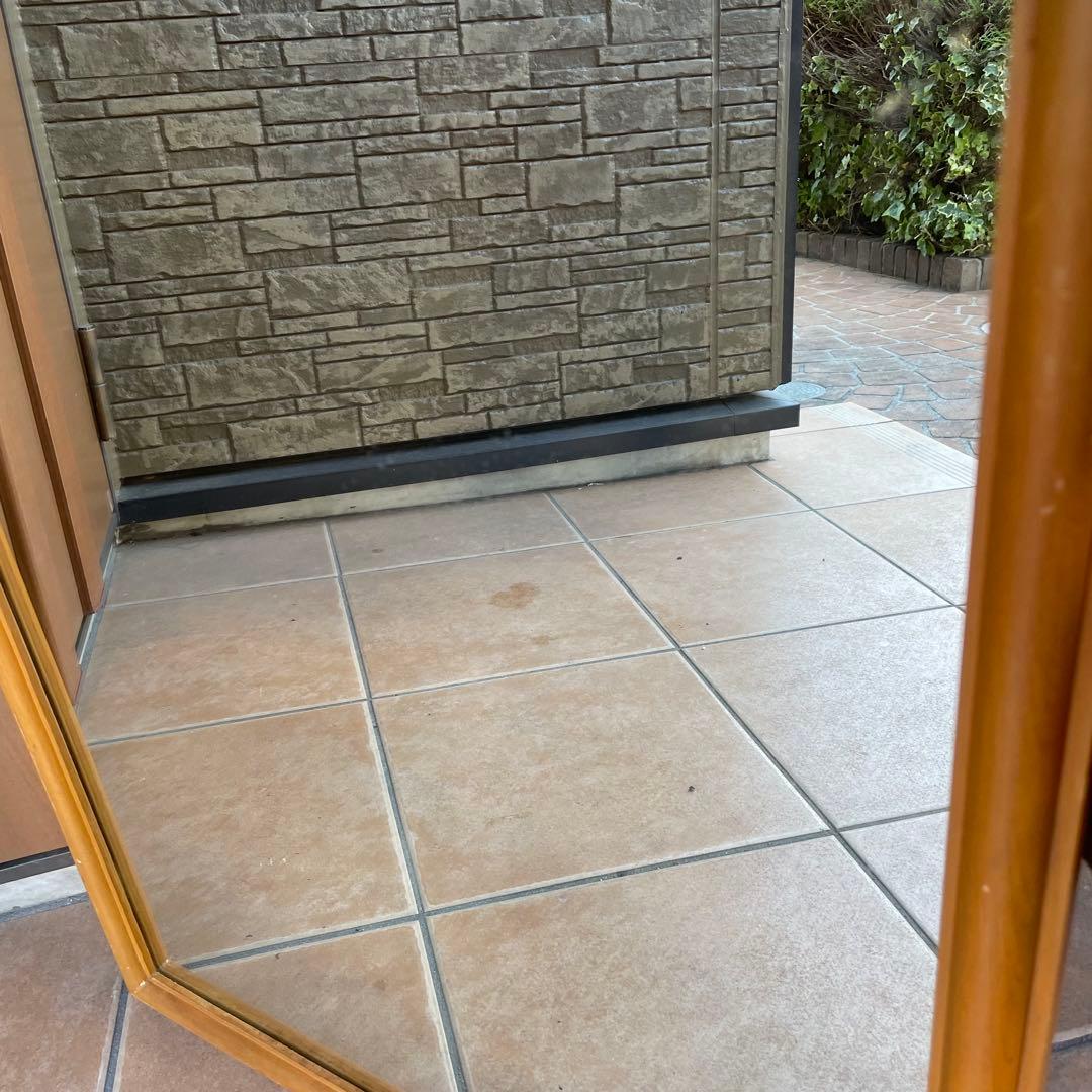 デンマーク製　1960's　ヴィンテージ　北欧　モダン　チーク　無垢 ミラー　C