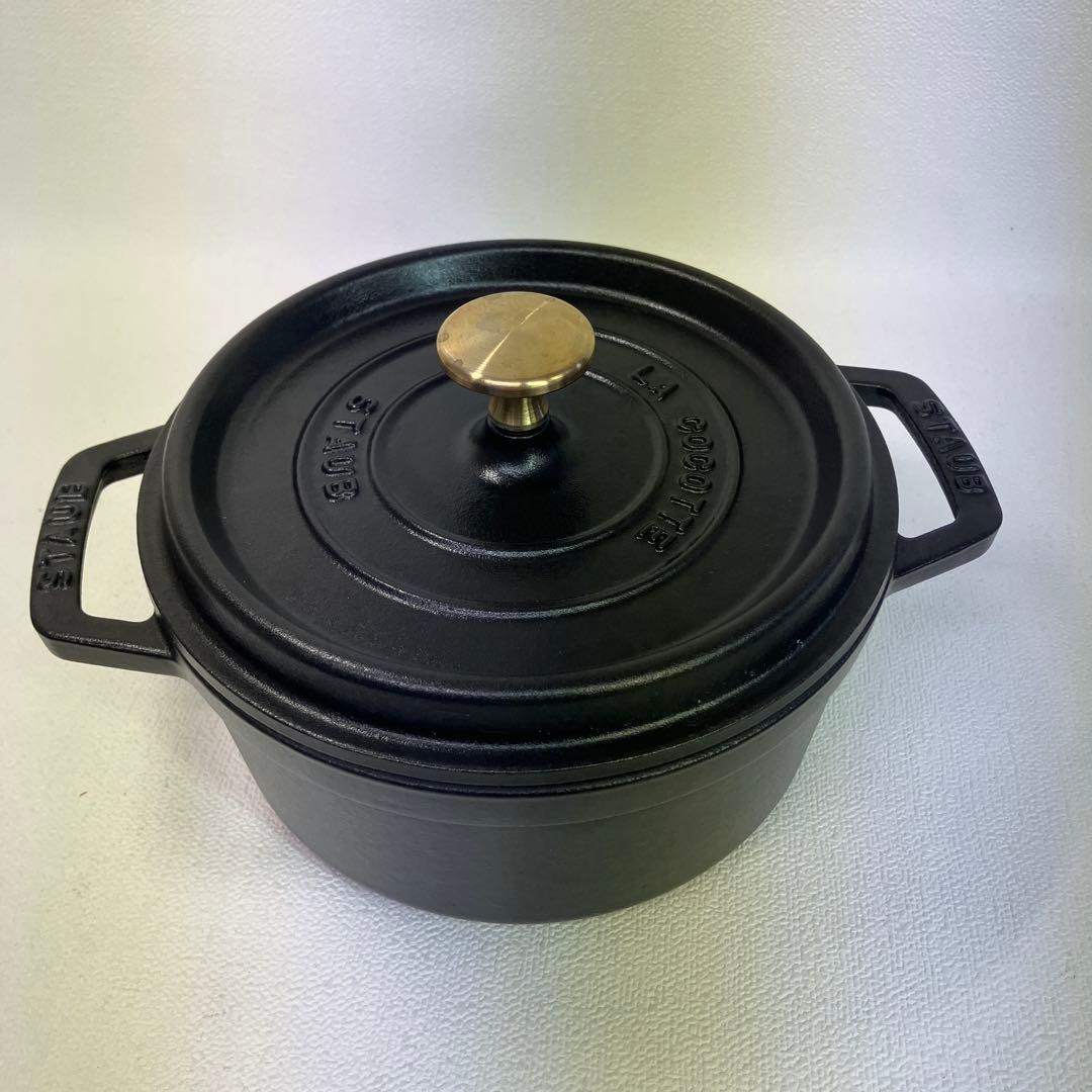 ストウブ staub ピコココット ラウンド ブラック