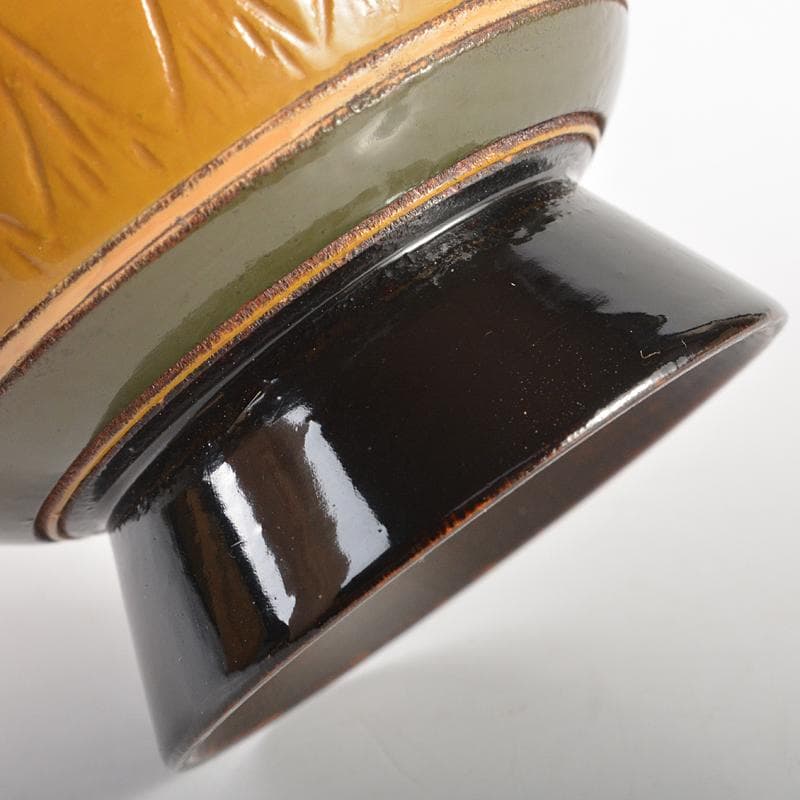 Teafortwo　漆工　川合漆仙造　獨楽莨入煙草入　共箱　V　R6868