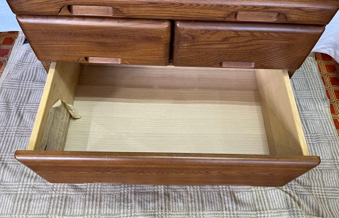 【アンティーク】天然木 キャビネット ミドル仏壇 モダン 引出し棚