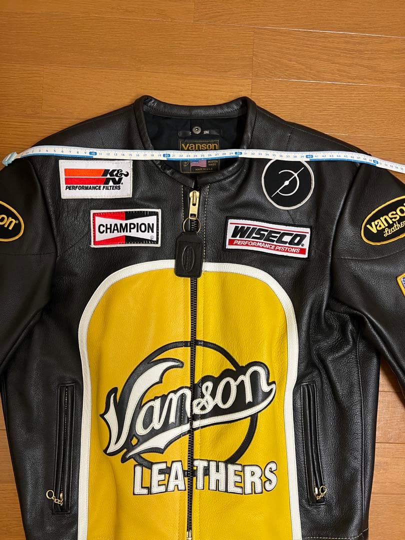 VANSON× CLAIR DE LUNE サイズMライダース(L〜XL相当）