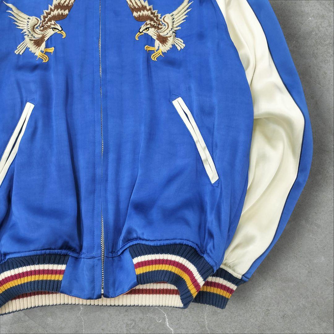 弁髪 日本製 フラットヘッド リバーシブル スカジャン M