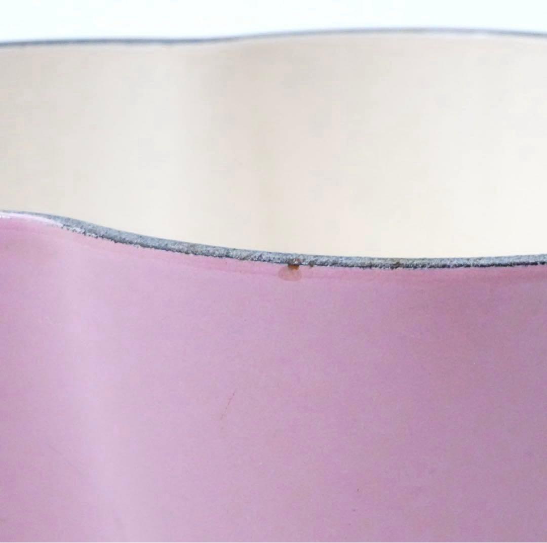 【美品】LE CREUSET　ココット フルール フレンチローズ　20cm